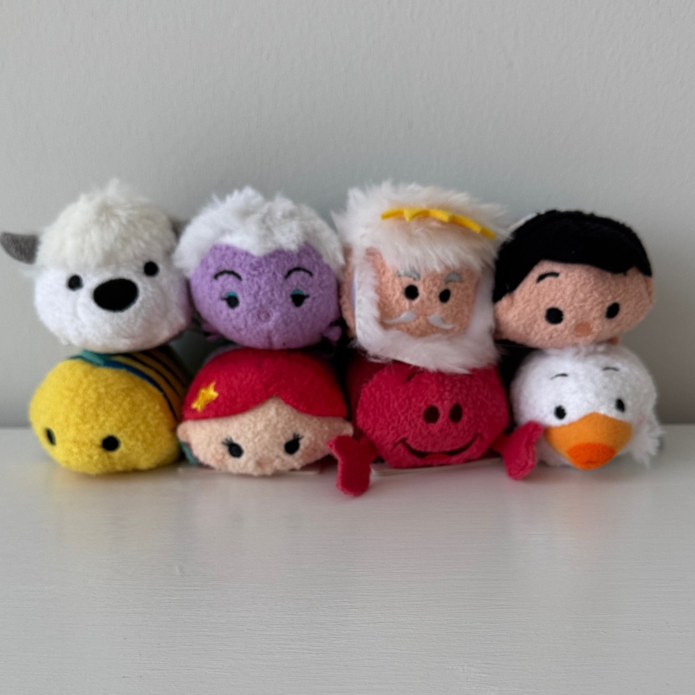 Disney Tsum Tsum - Little Mermaid set of 8